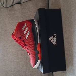 Adidas Crazy Hustle Men's Size 6 Mid Top Red Black Original Box